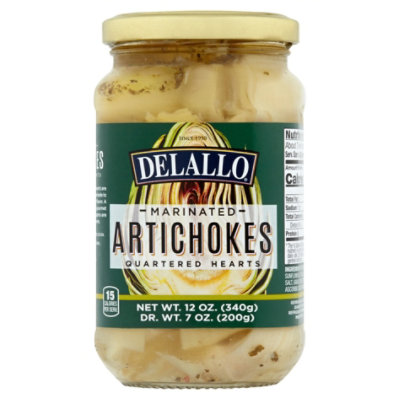 DeLallo Artichoke Hearts Quartered - 12 Oz - Image 3