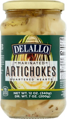 DeLallo Artichoke Hearts Quartered - 12 Oz - Image 2