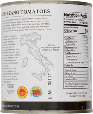 DeLallo Tomatoes Imported San Marzano - 28 Oz - Image 6