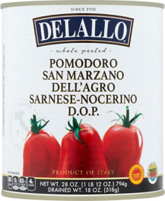 DeLallo Tomatoes Imported San Marzano - 28 Oz - Image 2