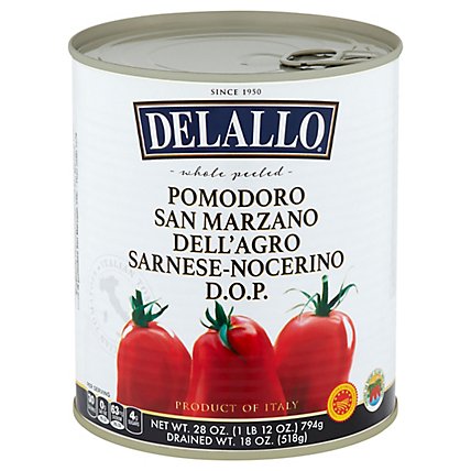 DeLallo Tomatoes Imported San Marzano - 28 Oz - Albertsons