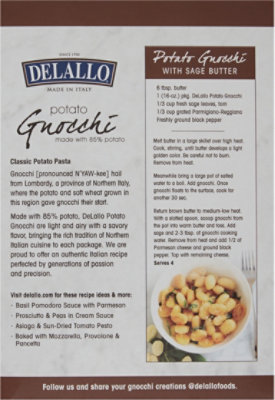 DeLallo Pasta Gnocchi Potato Box - 16 Oz - Image 6