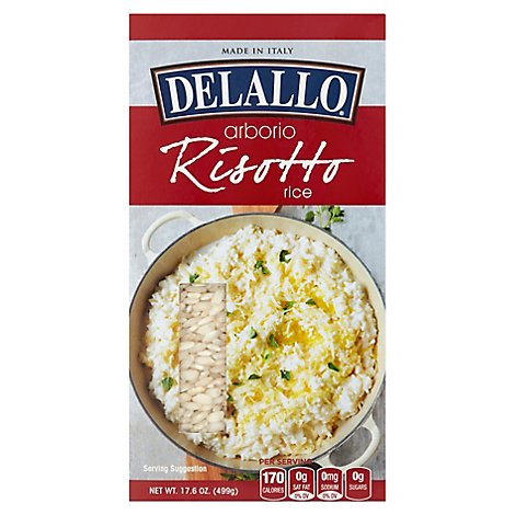 DeLallo Rice Arborio Risotto Made In Italy - 17.6 Oz