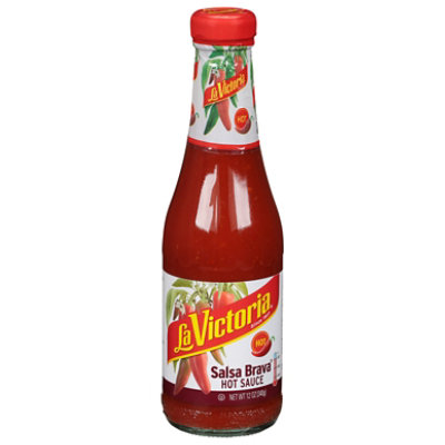 La Victoria Sauce Hot Salsa Brava Hot Bottle - 12 Oz - Image 3