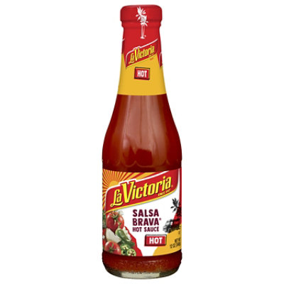 La Victoria Sauce Hot Salsa Brava Hot Bottle - 12 Oz - Image 1