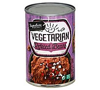Signature SELECT Beans Refried Vegetarian Can - 16 Oz