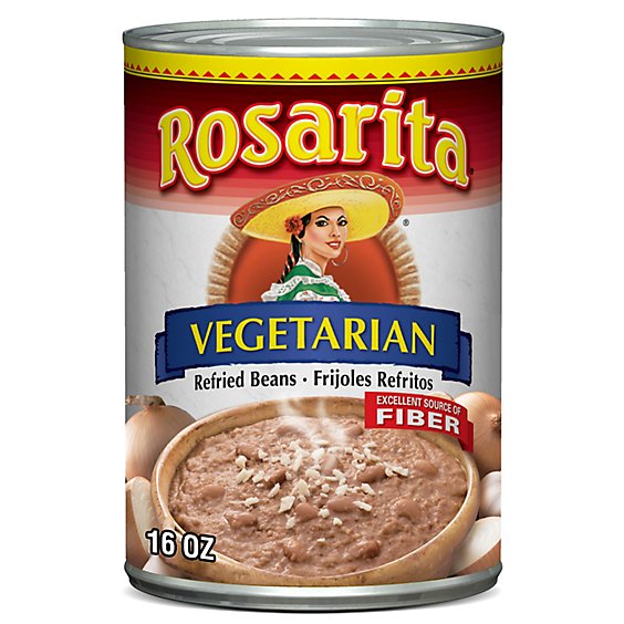 Rosarita Vegetarian Refried Beans - 16 Oz