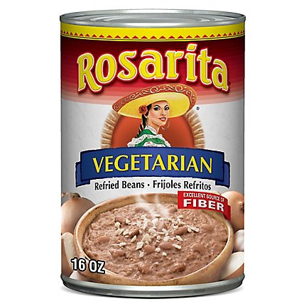 Rosarita Vegetarian Refried Beans - 16 Oz - Image 2
