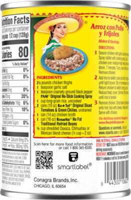 Rosarita No Fat Traditional Refried Beans - 16 Oz - Image 1