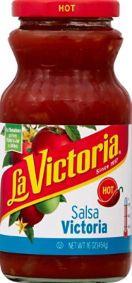 La Victoria Salsa Victoria Hot Jar - 16 Oz - Image 2