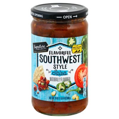 Signature SELECT Southwest Medium Salsa Jar - 24 Oz