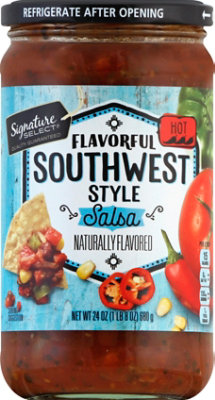 Signature SELECT Southwest Hot Salsa Jar - 24 Oz - Image 2