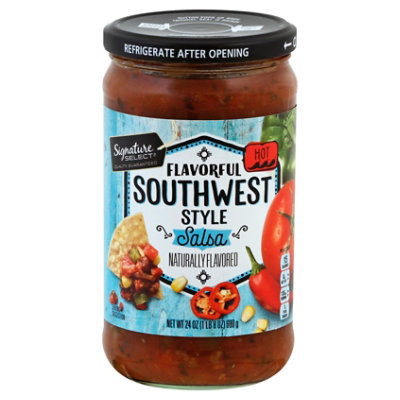 Signature SELECT Southwest Hot Salsa Jar - 24 Oz - Image 1