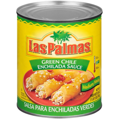 Las Palmas Sauce Enchilada Green Chile Medium Can - 28 Oz - Image 3