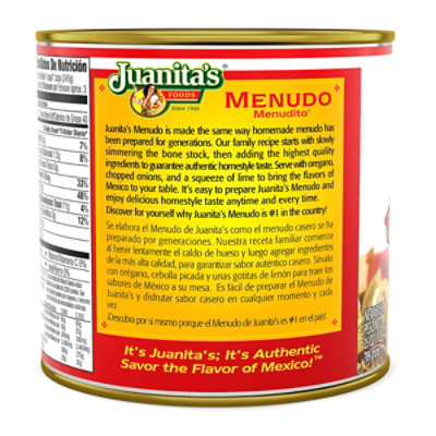 Juanitas Foods Menudo Can - 25 Oz - Image 6