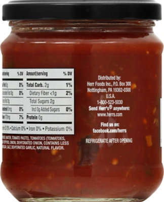 Herrs Salsa Chunky Hot Jar - 16 Oz - Image 6