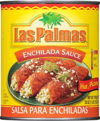 Las Palmas Sauce Enchilada Picante Hot Can - 28 Oz - Image 2