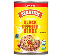 Bearitos Beans Refried Organic Black Vegetarian Can - 16 Oz