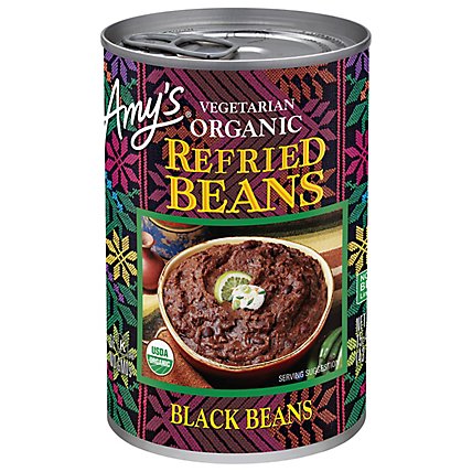 Amy's Refried Black Beans - 15.4 Oz - Image 3