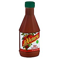 La Victoria Sauce Taco Red Mild Bottle - 15 Oz - Image 1