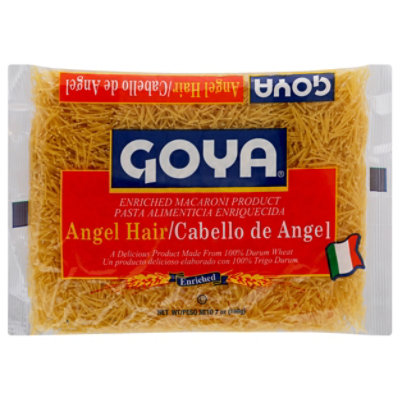 Goya Pasta Enriched Angel Hair Bag - 7 Oz