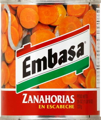 Embasa Carrots in Escabeche Can - 26 Oz - Image 3