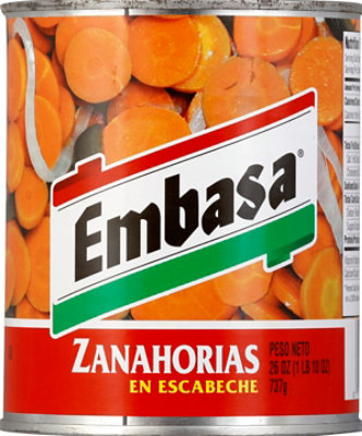 Embasa Carrots in Escabeche Can - 26 Oz - Image 2