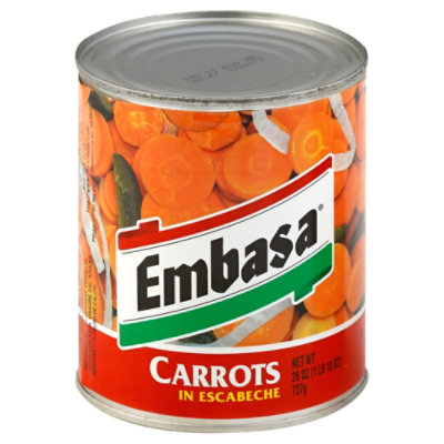  Embasa Carrots in Escabeche Can - 26 Oz 