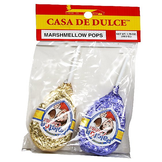 Casa De Dulce Marshmallow Pops - 1.75 Oz