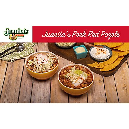 Juanitas Foods Soup Pozole Pork & Hominy Can - 25 Oz - Image 3