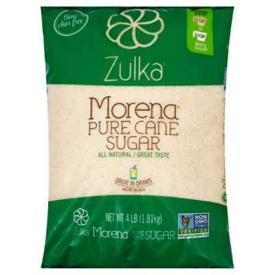 Zulka Morena Pure Cane Sugar – 4 Lbs.