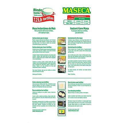 Ma Se Ca Corn Masa Flour Instant - 4.4 Lb - Image 6