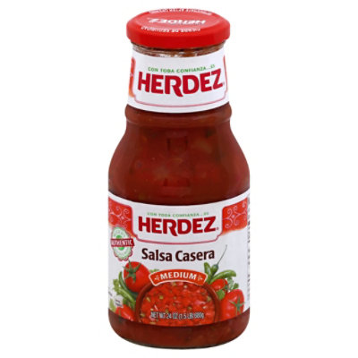 Herdez Salsa Casera Medium Jar - 24 Oz