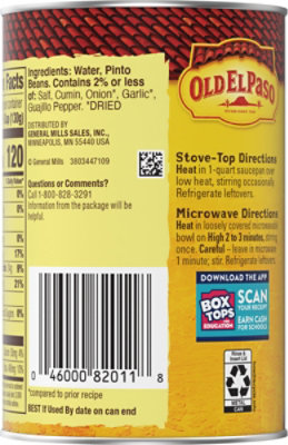 Old El Paso Beans Refried Fat Free Can - 16 Oz - Image 6