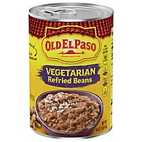 Old El Paso Beans Refried Vegetarian Can - 16 Oz - Image 1