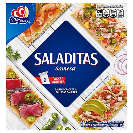 Gamesa Crackers Saladitas Saltine - 14.6 Oz - Image 2