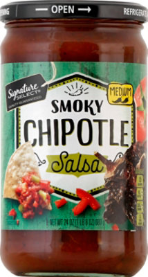 Signature SELECT Chipotle Salsa Medium Jar - 24 Oz - Image 2