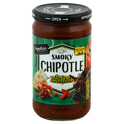 Signature SELECT Chipotle Salsa Medium Jar - 24 Oz