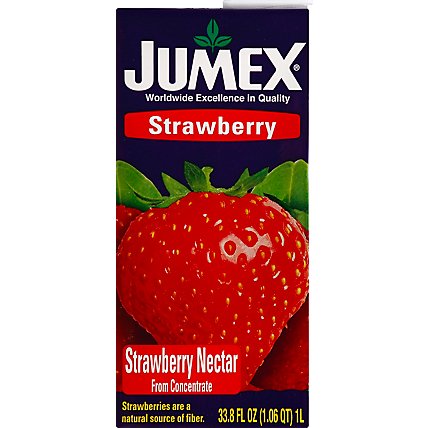 Jumex Nectar From Concentrate Strawberry Carton - 33.8 Fl. Oz. - Image 2