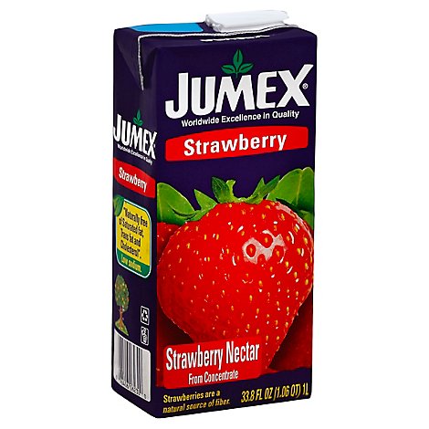 Jumex Nectar From Concentrate Strawberry Carton - 33.8 Fl. Oz.
