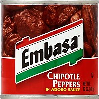 Embasa Peppers Chipotle in Adobo Sauce Can - 12 Oz - Image 2