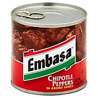 Embasa Peppers Chipotle in Adobo Sauce Can - 12 Oz - Image 1