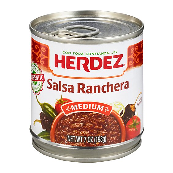 Herdez Salsa Ranchera Medium Can - 7 Oz