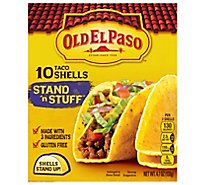 Old El Paso Taco Shells Stand N Stuff Box 10 Count - 4.7 Oz