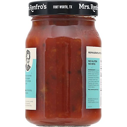 Mrs. Renfros Gourmet Salsa Mild Peach Jar - 16 Oz - Image 6
