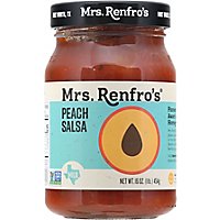 Mrs. Renfros Gourmet Salsa Mild Peach Jar - 16 Oz - Image 2