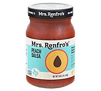 Mrs. Renfros Gourmet Salsa Mild Peach Jar - 16 Oz