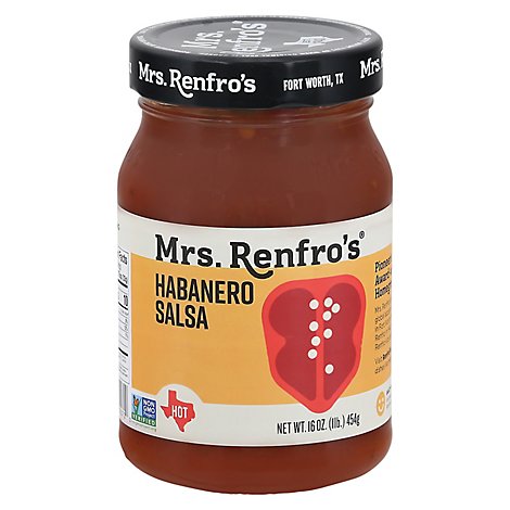 Mrs. Renfros Gourmet Salsa Hot - 16 Oz