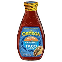 Ortega Taco Sauce Thick & Smooth Original Medium Bottle - 8 Oz - Image 2