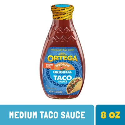 Ortega Taco Sauce Thick & Smooth Original Medium Bottle - 8 Oz - Image 2